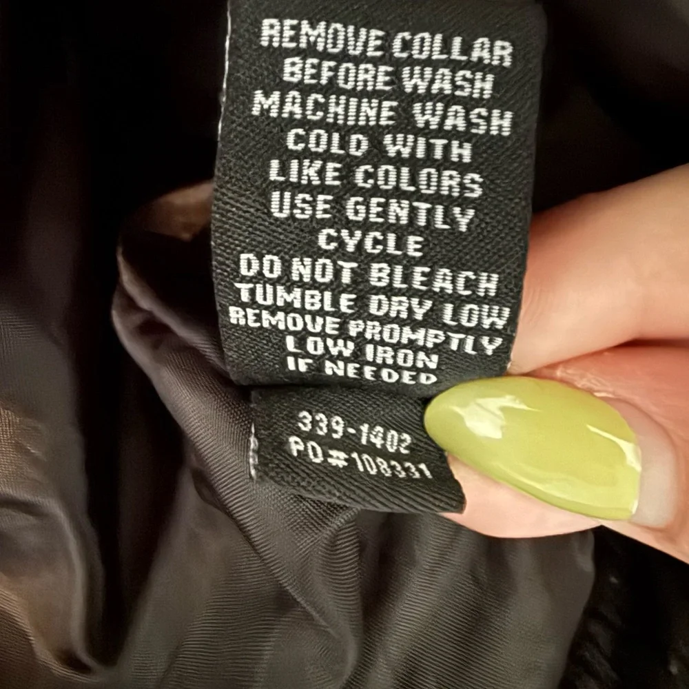 Jou Jou Black Corduroy Utility Jacket Timeless Style - Picture 8 of 8